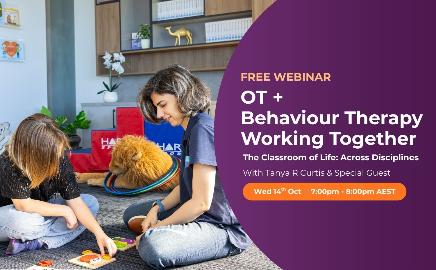 OT + Behaviour Therapy Working Together Free Webinar Oct 2026 Feature
